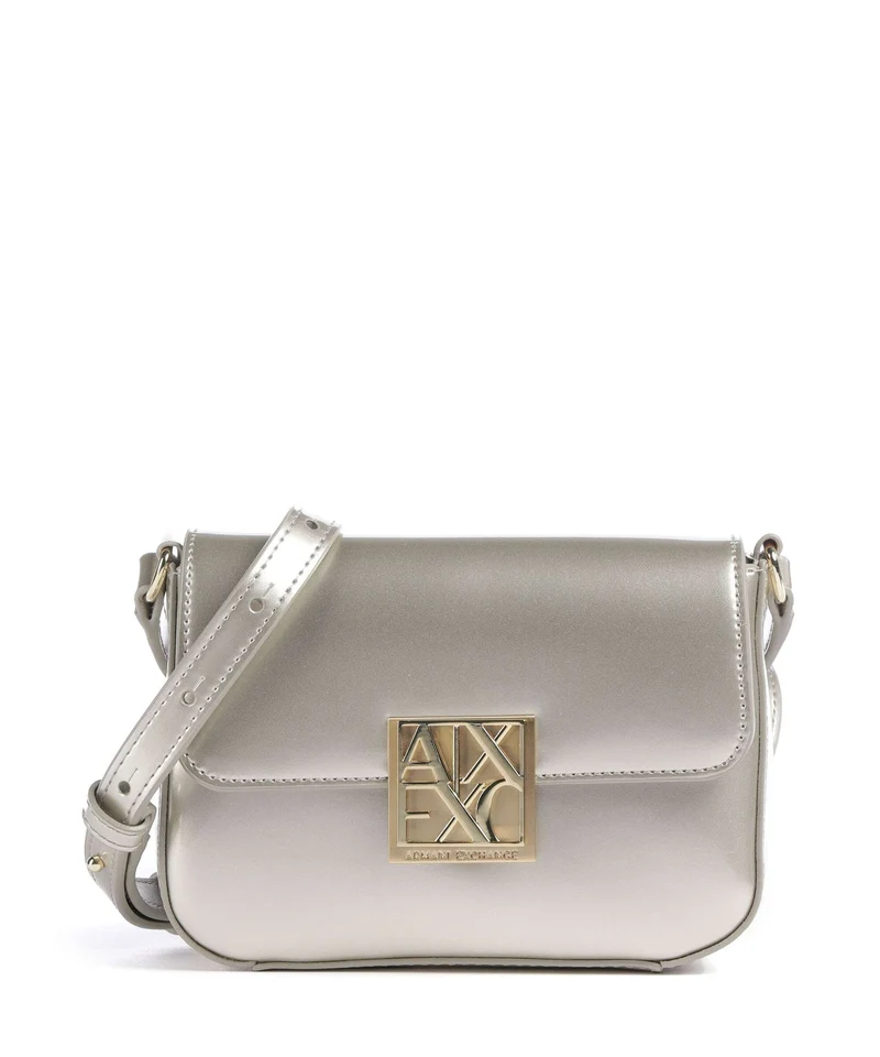 Armani Exchange Amy S Crossover väska light gold