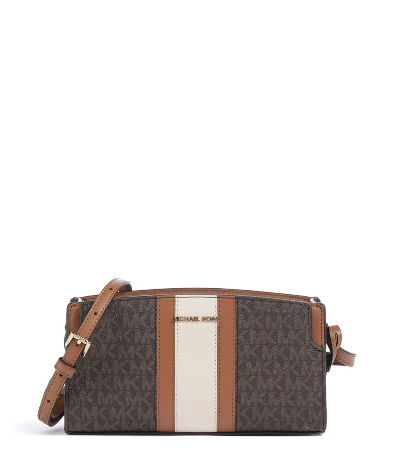 Michael Kors Becca Small Crossover väska brown/acorn