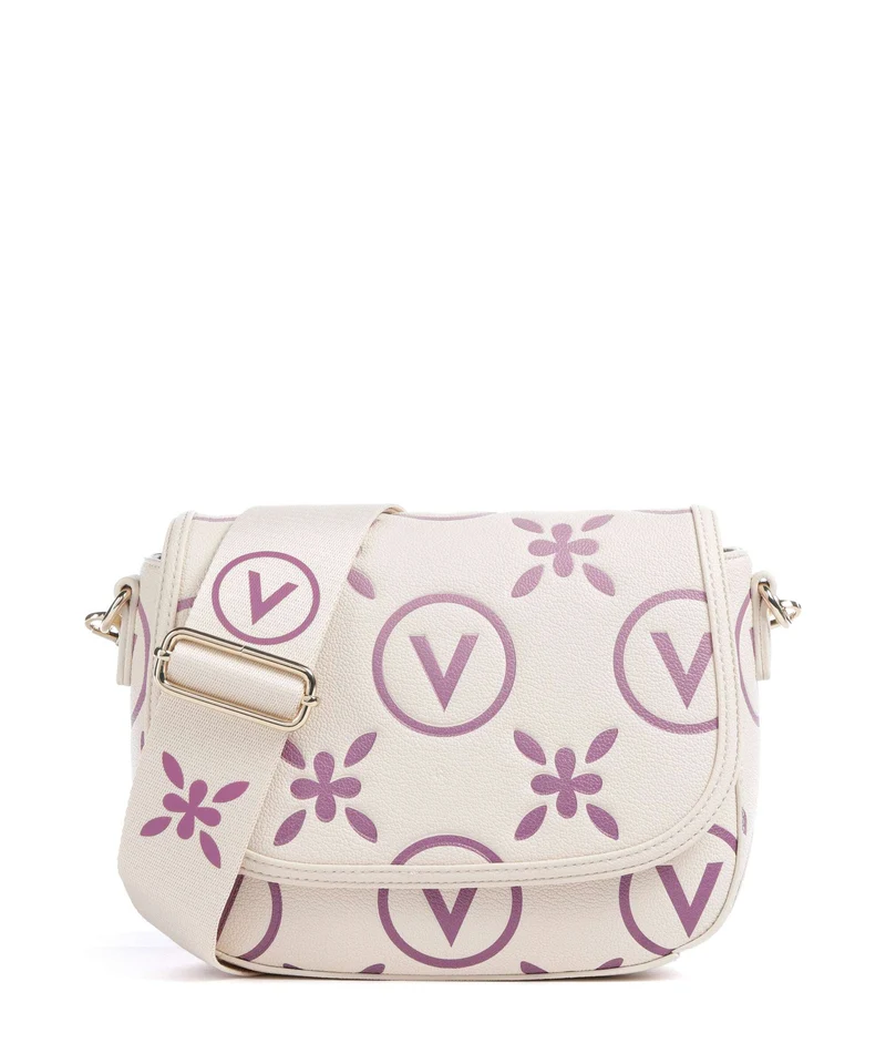 Valentino Bags Samba Re Print Crossover väska ecru/rosa