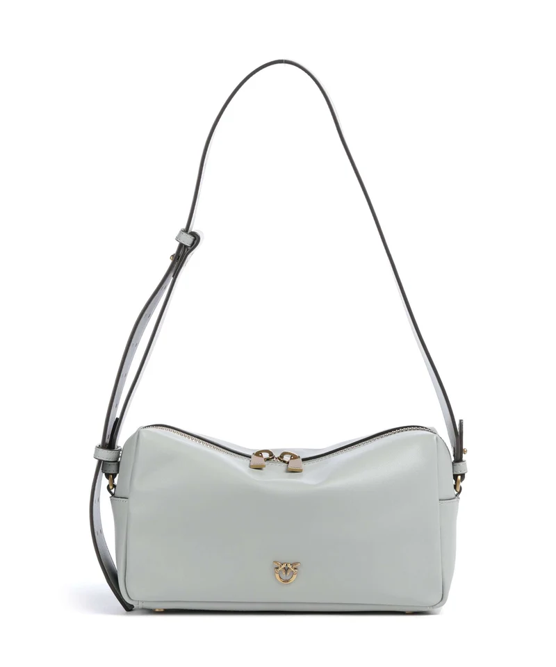 Pinko Axelremsväska grigio perla/antique gold