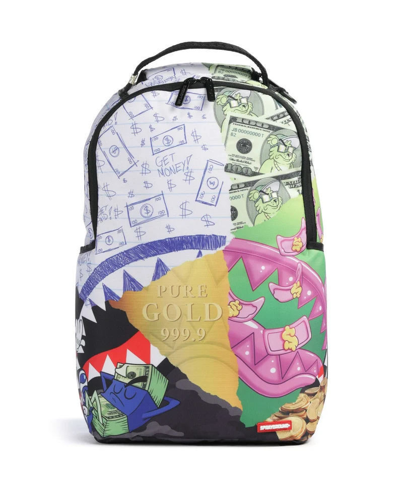 Sprayground Mean Money Collage Ryggsäck multicolour