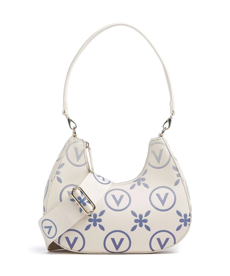 Valentino Bags Samba Re Print Axelremsväska ecru/bluette