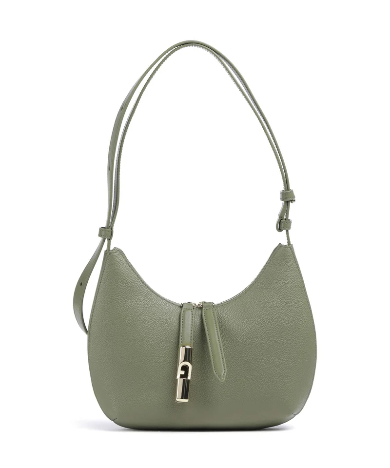Furla Goccia S Axelremsväska avocado