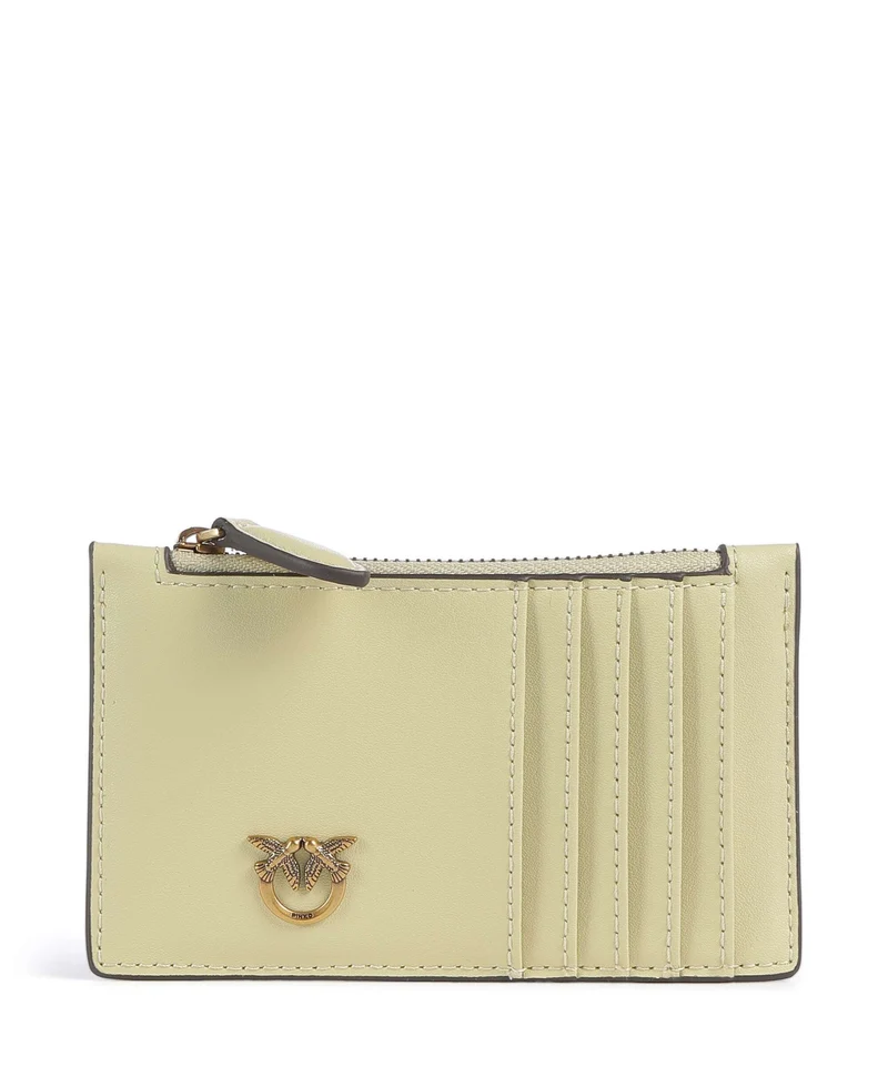 Pinko Airone Korthållare giallo vaniglia/antique gold