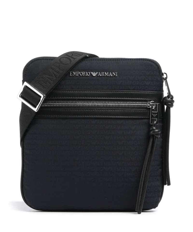 Emporio Armani Monogram Crossover väska iconico blu navy