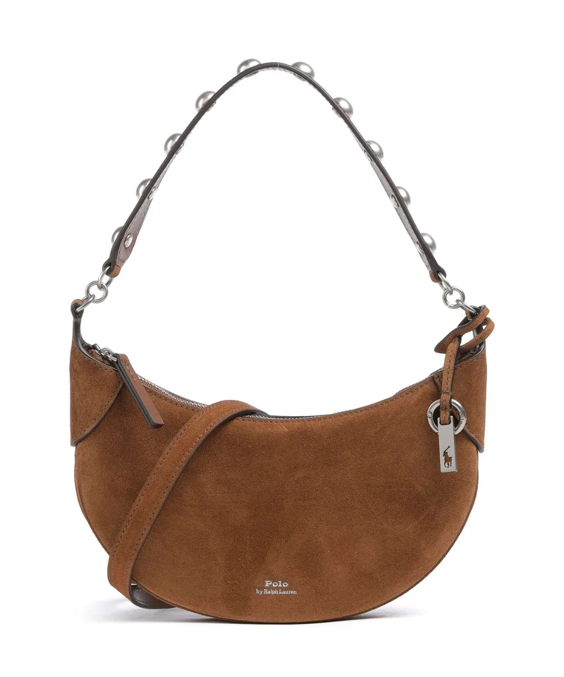 Polo Ralph Lauren ID Collection Small Axelremsväska cinnamon