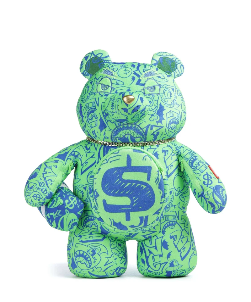 Sprayground Tatted Up No Face Moneybear Ryggsäck multicolour
