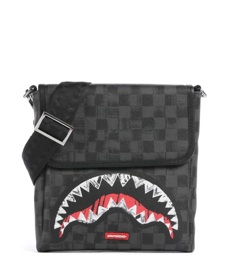 Sprayground Scribble Shark Crossover väska multicolour