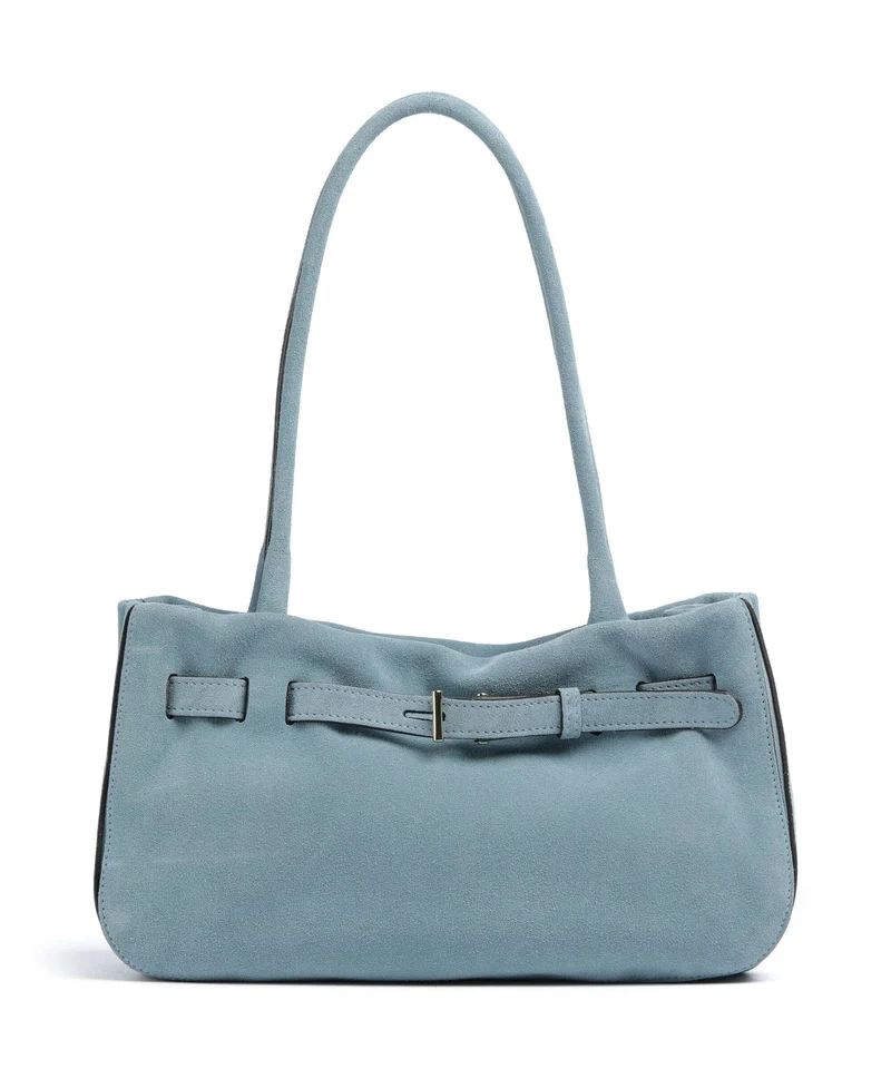 Abro Suede Jill Axelremsväska sapphire