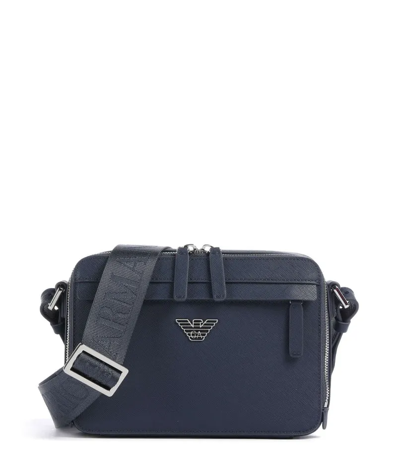 Emporio Armani Business Regenerated Crossover väska medieval blue
