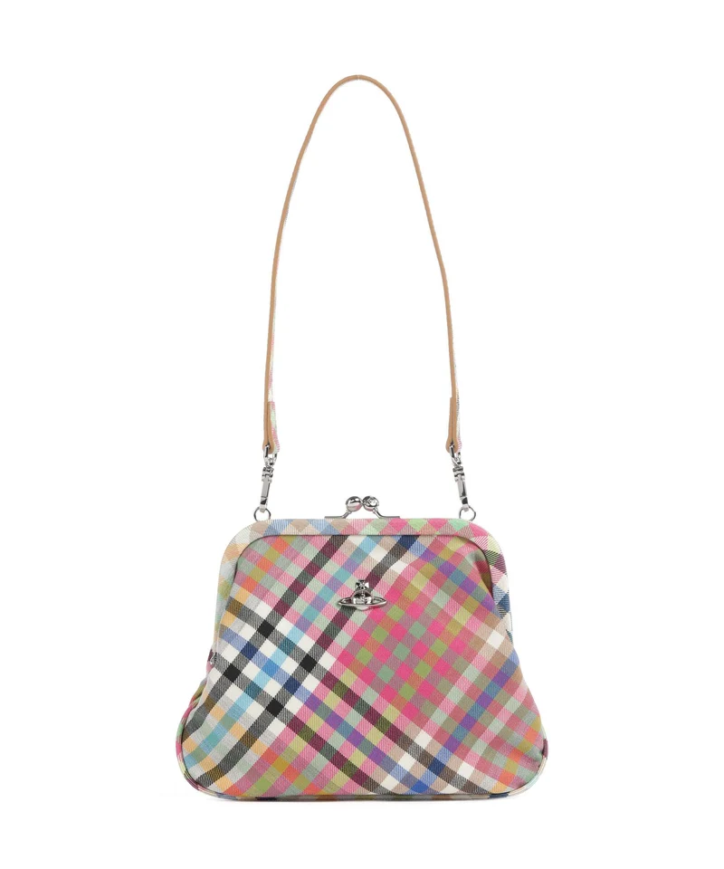 Vivienne Westwood Vivienne Heather Check Axelremsväska multicolour
