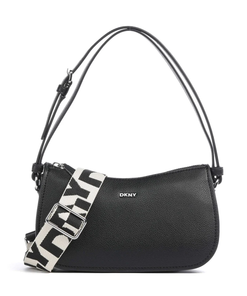 DKNY Nessa Axelremsväska black/silver