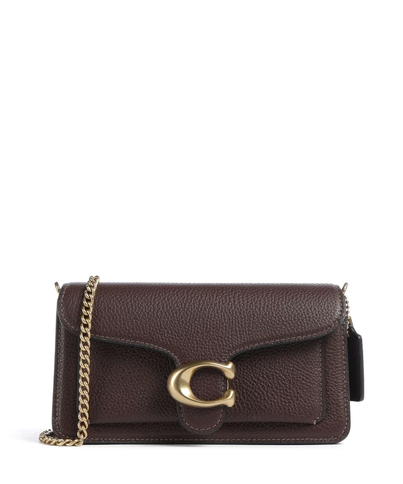 Coach Tabby Chain 19 Crossover väska maple