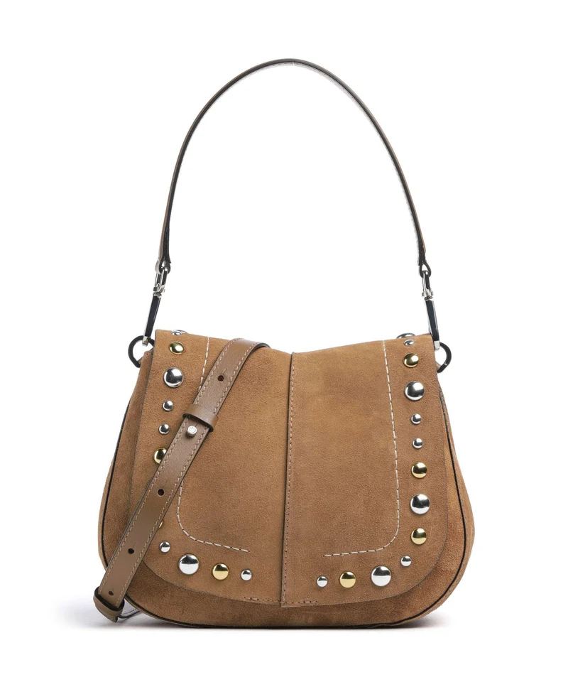 Gianni Chiarini Helena Round Axelremsväska caramel