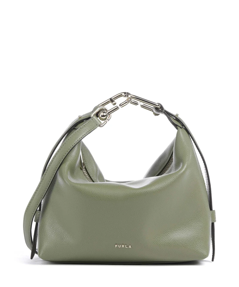 Furla Tonie Mini Axelremsväska avocado