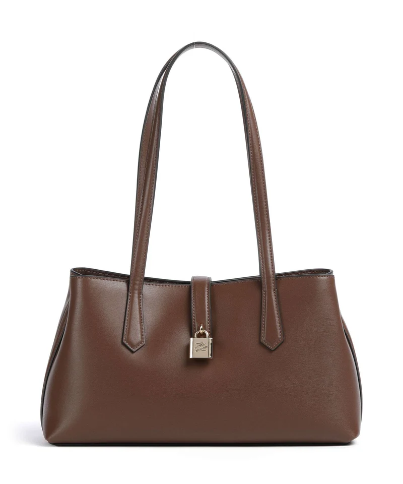 Karl Lagerfeld K/Autograph Axelremsväska dark friar brown