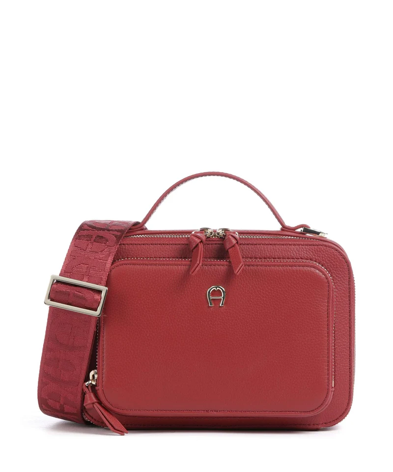 Aigner Zita S Crossover väska burnt red