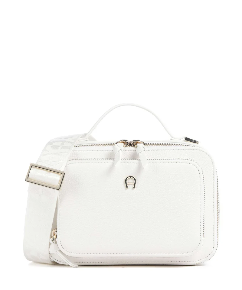 Aigner Zita S Crossover väska cotton white