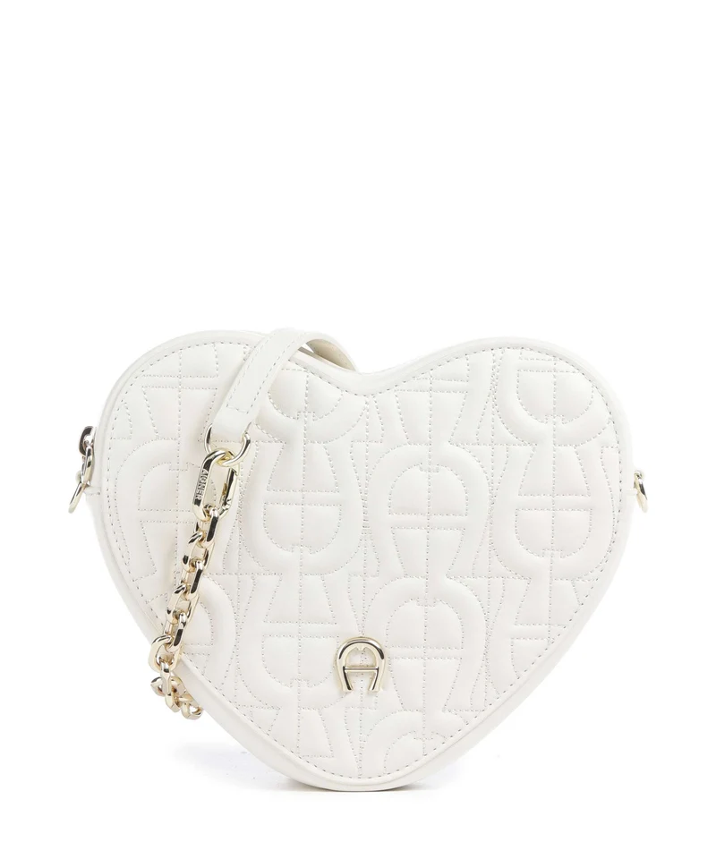 Aigner Fashion Crossover väska cotton white