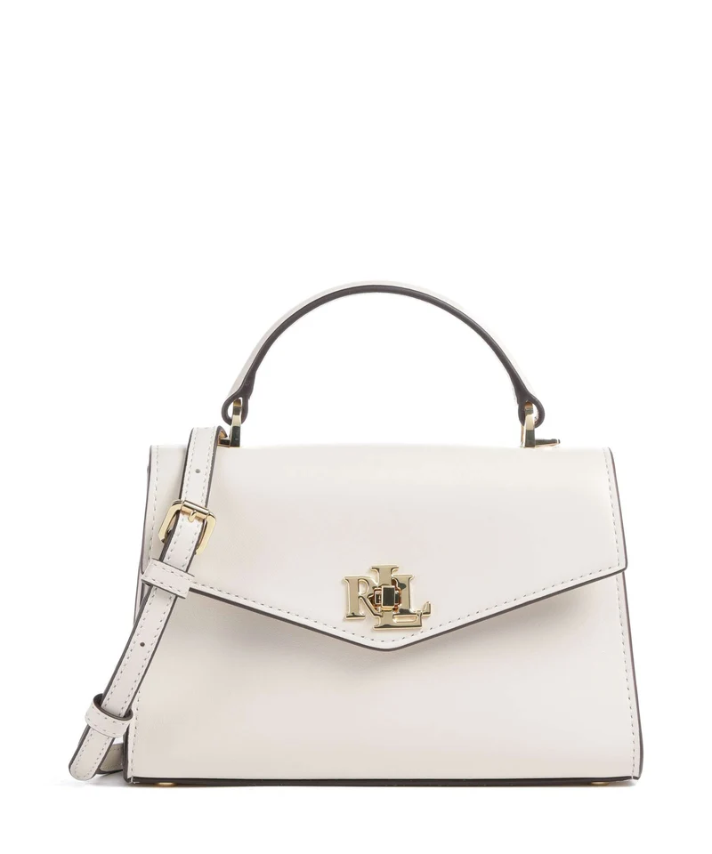 Lauren Ralph Lauren Farrah Small Crossover väska soft white