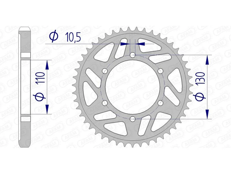 AFAM Aluminium Rear Sprocket 13813 - 530 13813-41