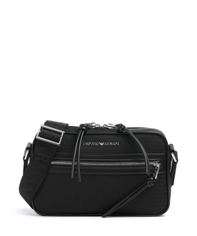 Emporio Armani Monogram Crossover väska black beauty