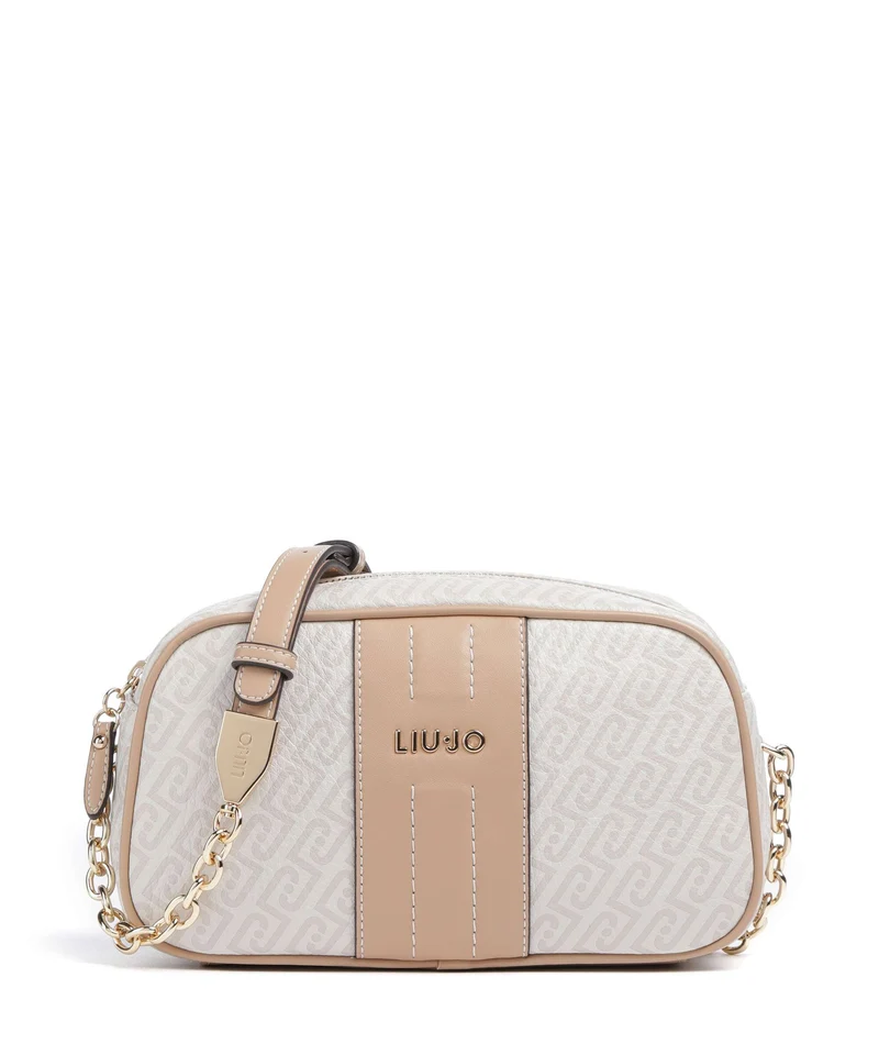Liu Jo Ematite M Crossover väska naturale/dark cipria