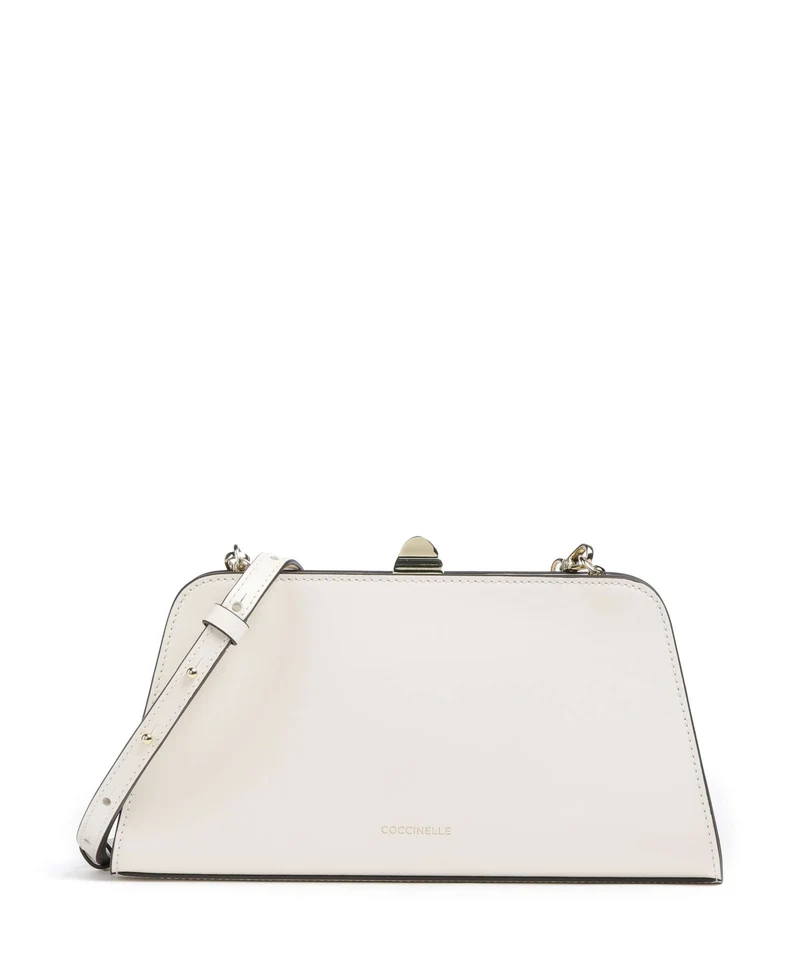 Coccinelle Liv Calf Crossover väska pearl