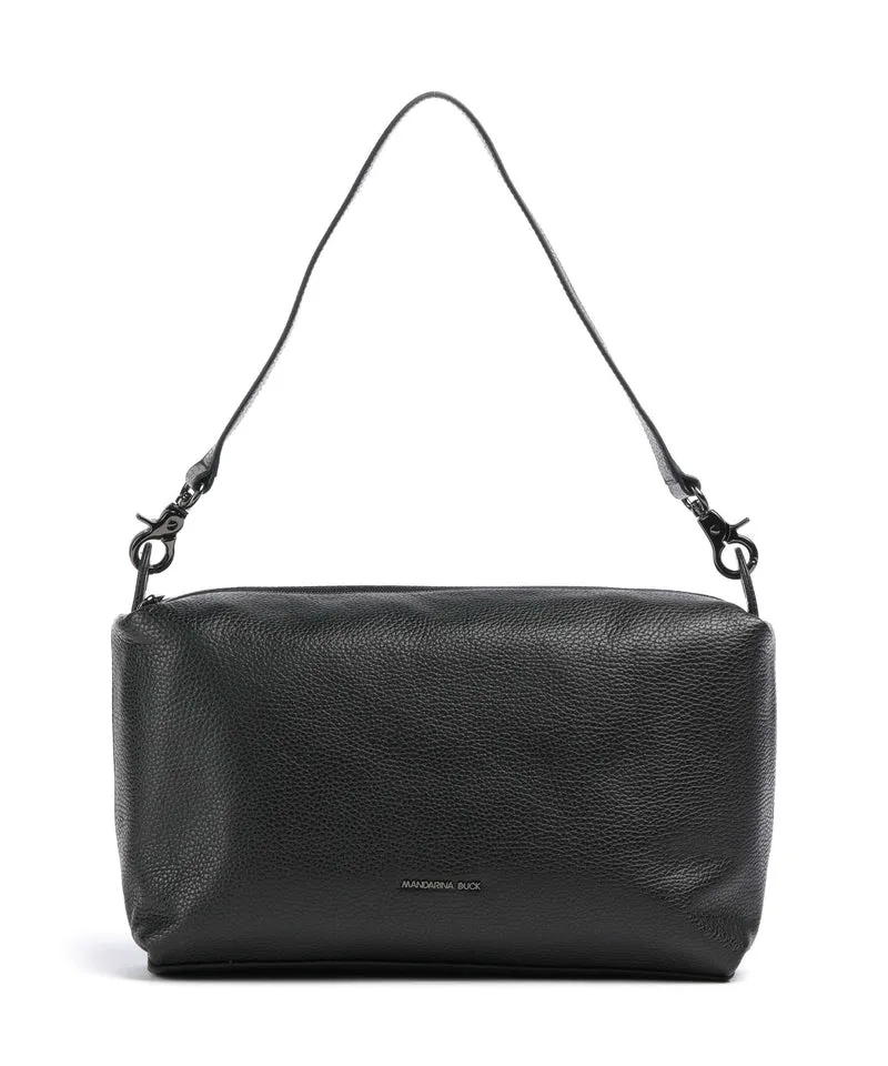 Mandarina Duck Mellow Leather Axelremsväska nero