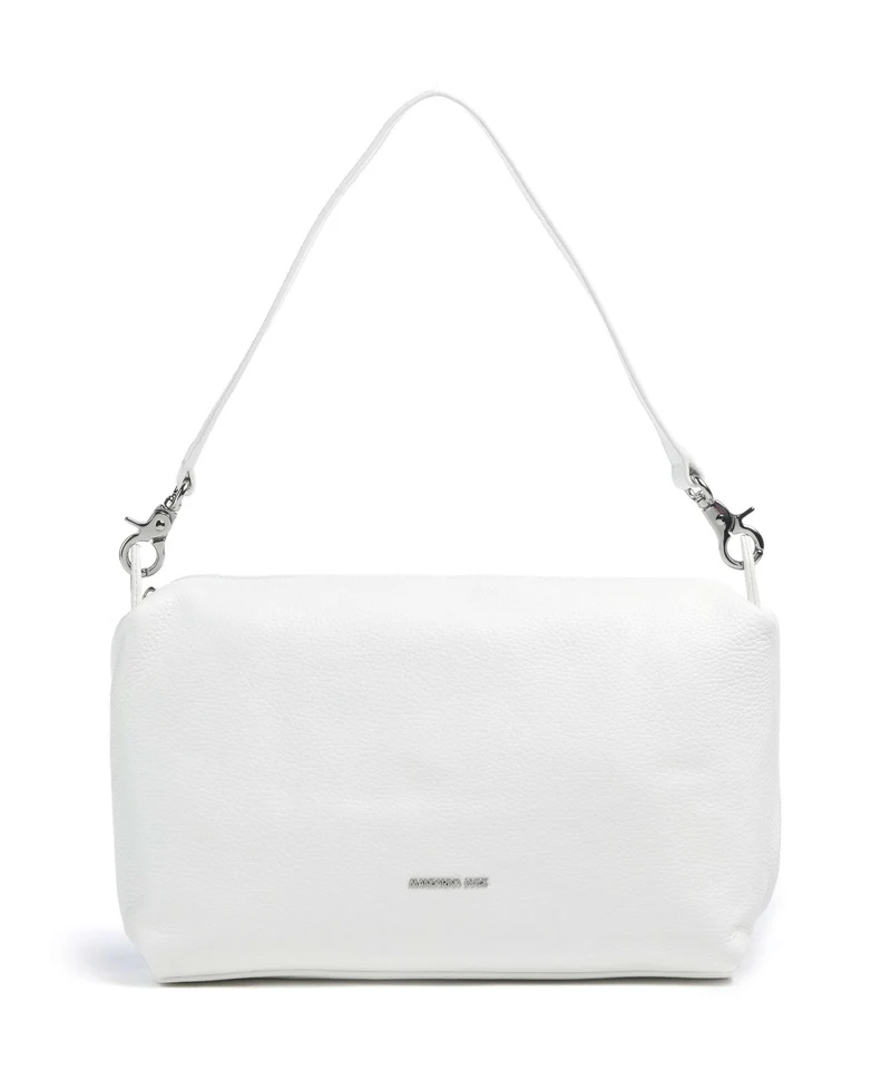 Mandarina Duck Mellow Leather Axelremsväska blanc