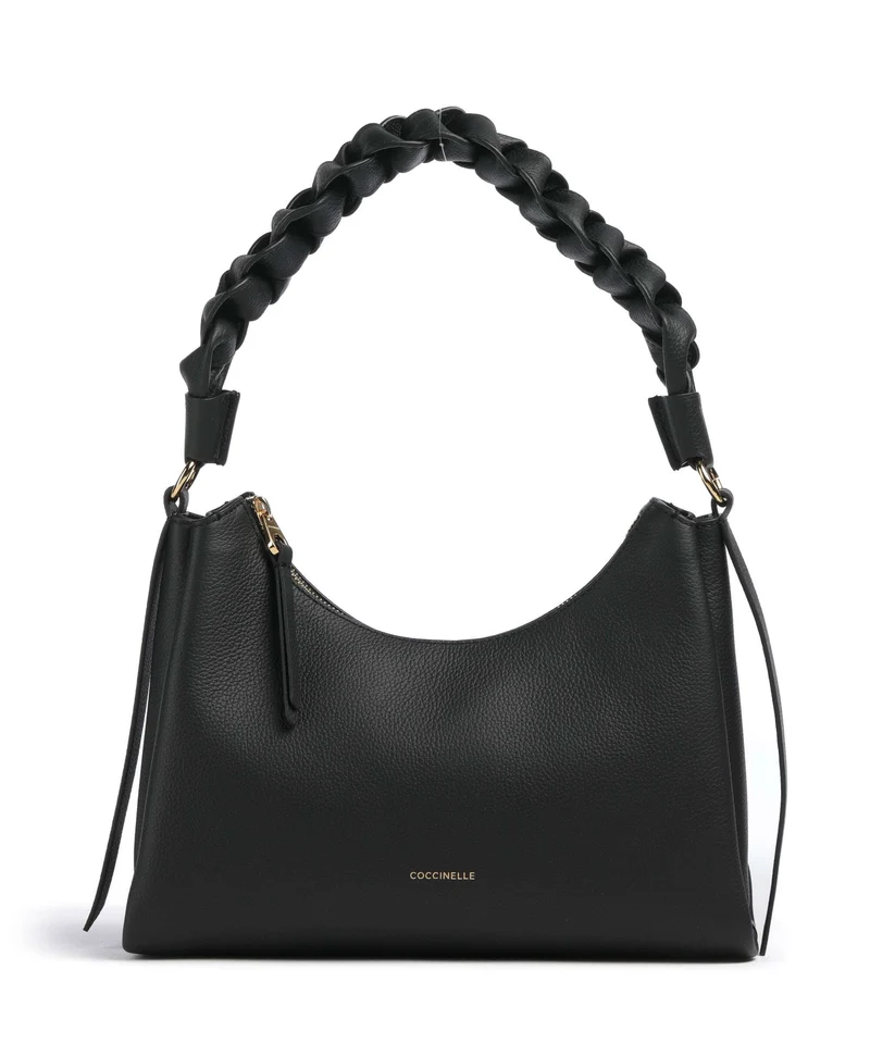 Coccinelle Boheme Grana Double Axelremsväska noir/cognac