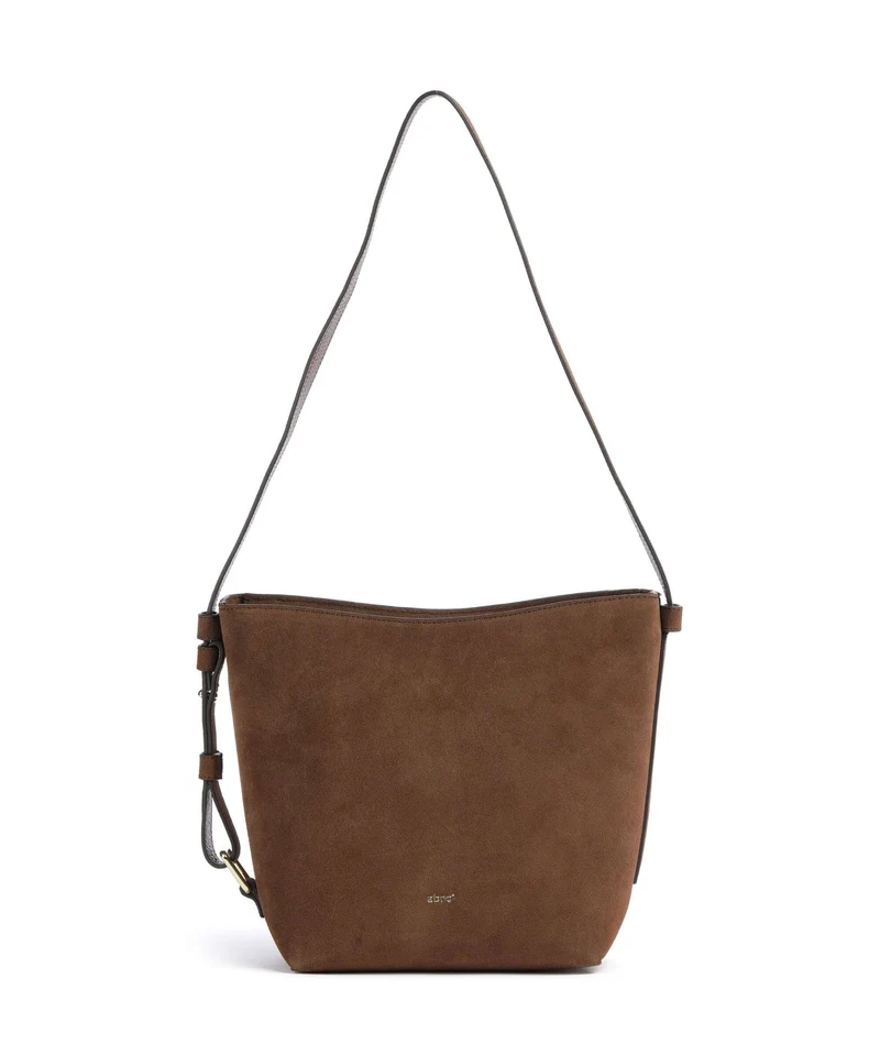 Abro Suede Cosmo Crossover väska wood