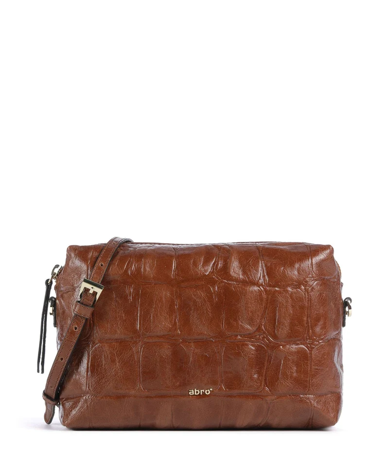 Abro Maxi Cocco Kaia Crossover väska caramel/cognac