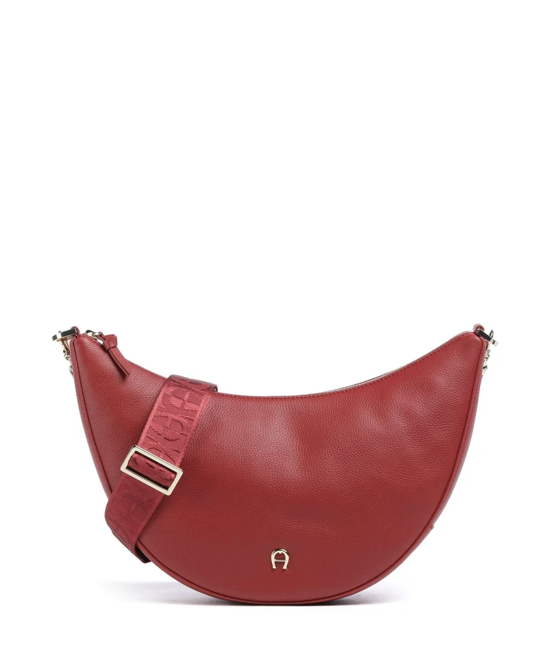 Aigner Zita M Crossover väska burnt red