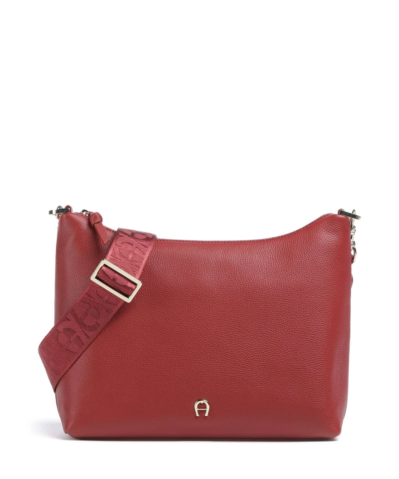 Aigner Zita S Crossover väska burnt red