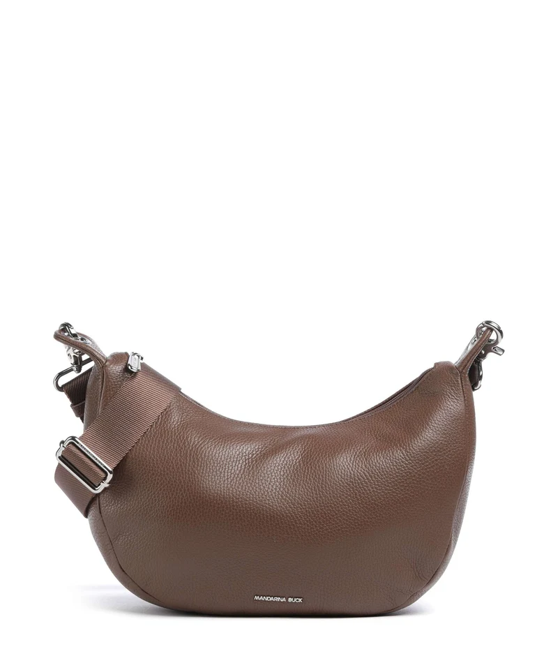 Mandarina Duck Mellow Leather Axelremsväska milk chocolate