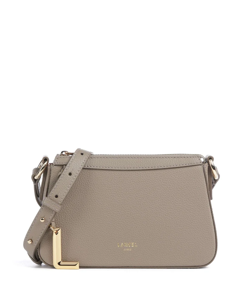 Lancel Faubourg Mini Crossover väska greige