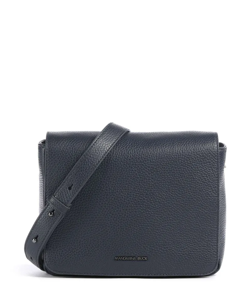 Mandarina Duck Mellow Leather Axelremsväska dress blue