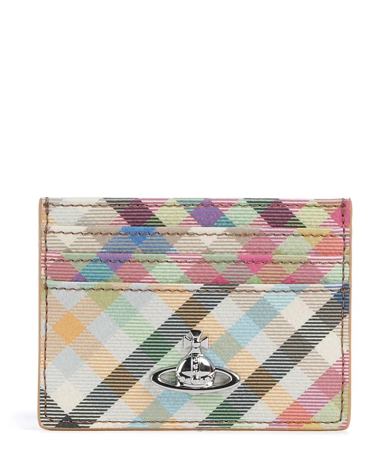 Vivienne Westwood Buccia D'Arancia Korthållare heather plaid
