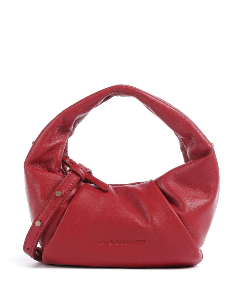 Les Visionnaires Greta Essential Silky Mini Crossover väska rouge