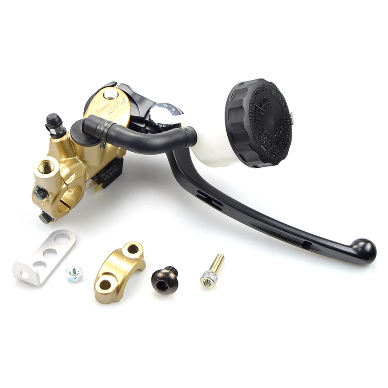 NISSIN Radial Bromshuvudcylinder BMT17-31 – Ø17 mm – Guld/Svart