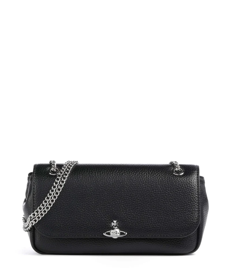 Vivienne Westwood Grain Axelremsväska black