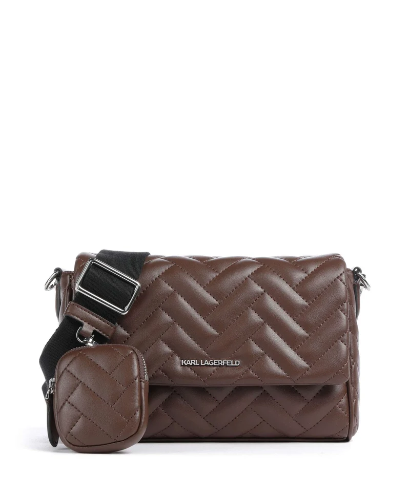 Karl Lagerfeld K/Brick Crossover väska dark friar brown