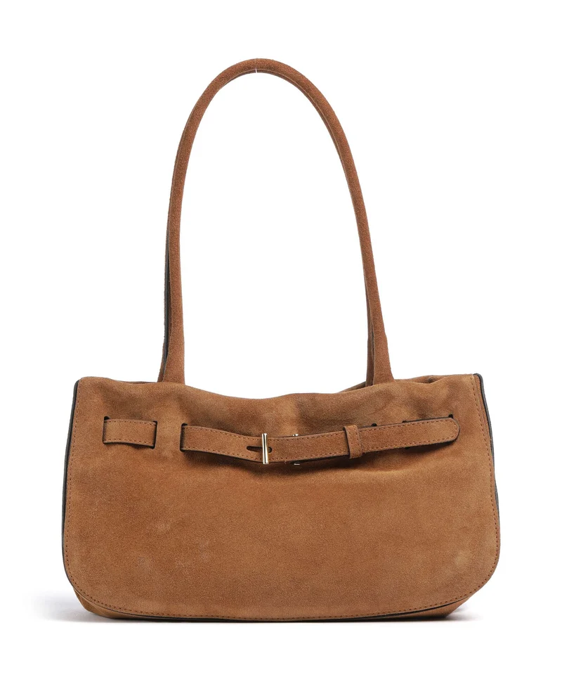Abro Suede Jill Axelremsväska cuoio