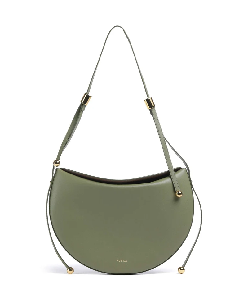 Furla Moonstone M Axelremsväska avocado