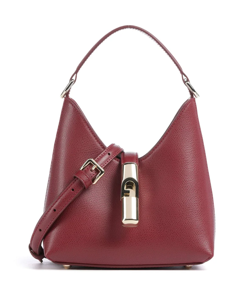 Furla Iride Mini Crossover väska ciliegia