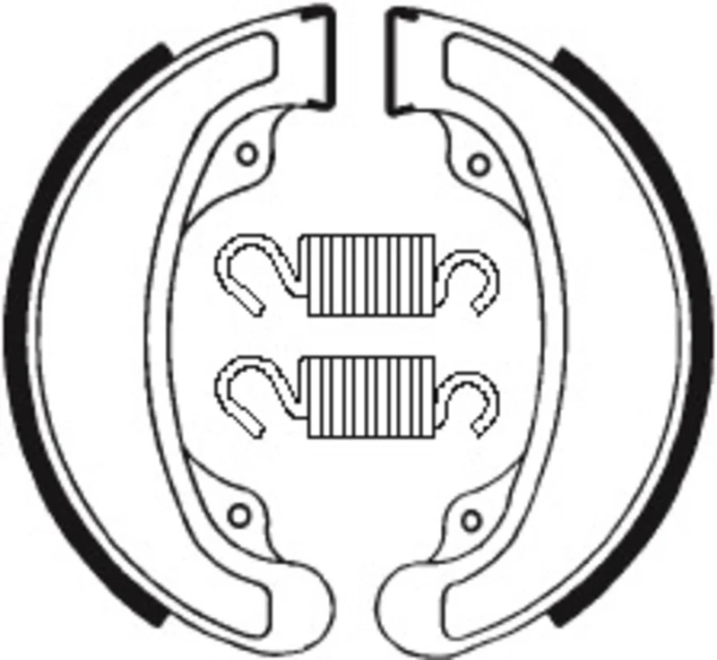 TECNIUM Street Organic Brake shoes - BA058 1022243
