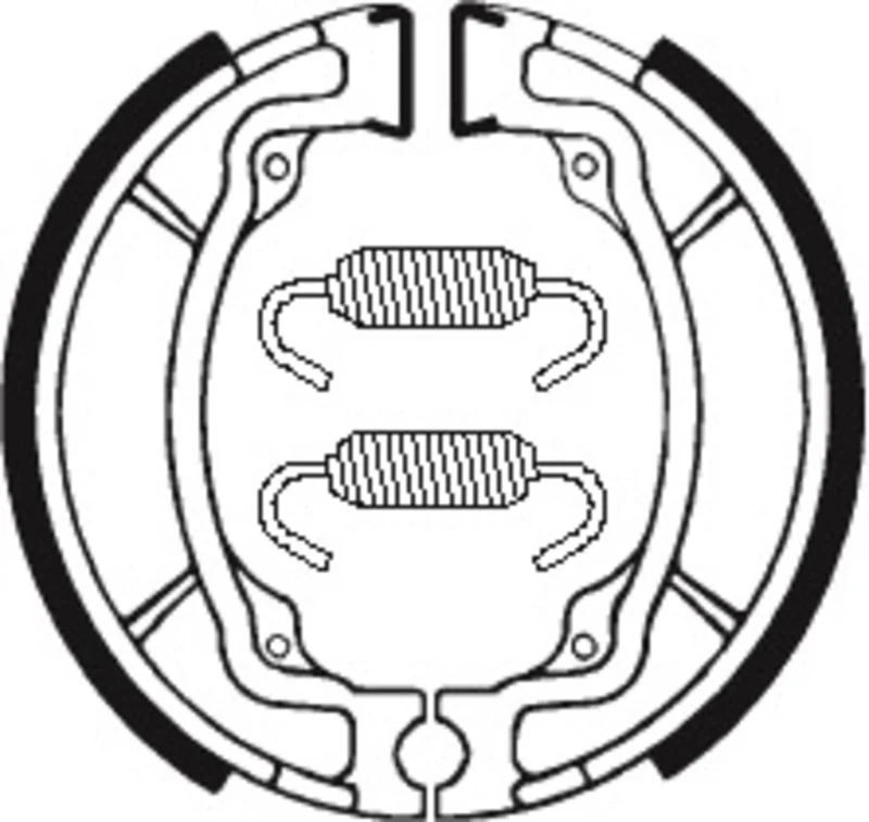 TECNIUM Scooter/Street/Off-Road/ATV Organic Brake shoes - BA015 1022200
