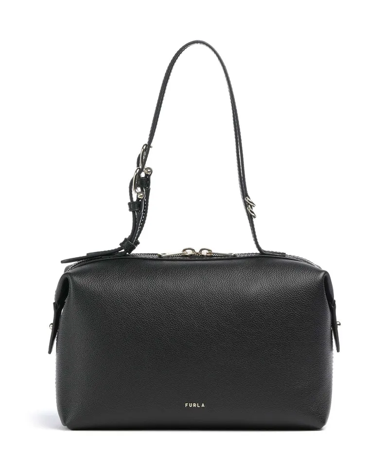 Furla Double M Axelremsväska nero