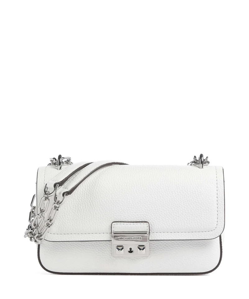 Michael Kors Tribeca Small Axelremsväska optic white